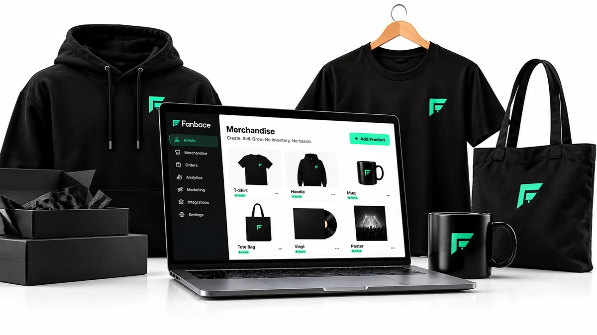 Start your own merch on demand fanbace